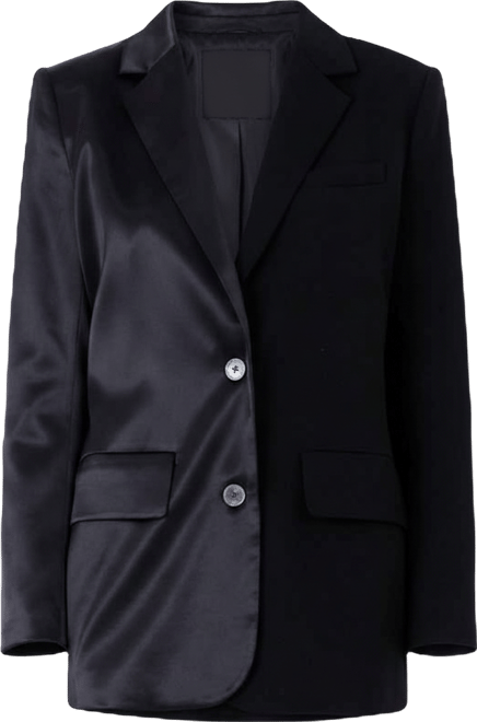 Women's Satin Suit Blazer