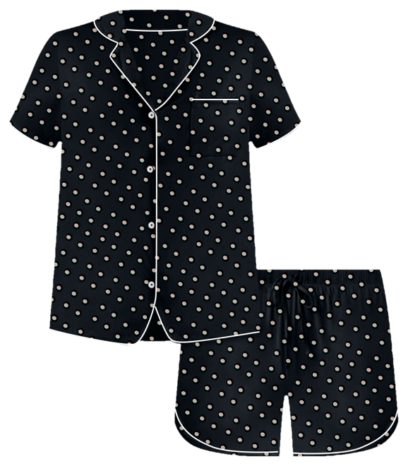 Women's 2-Pc. Short-Sleeve Notched-Collar Pajama Set Xs-3X, Exclusively at Macy's