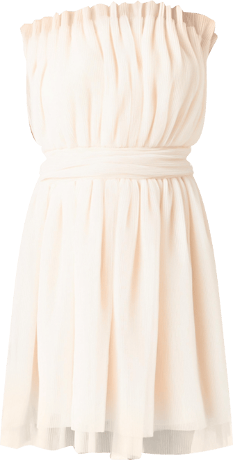 Women's Strapless Mini Tulle Dress