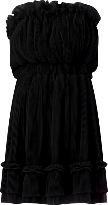 Women's Strapless Mini Tulle Dress