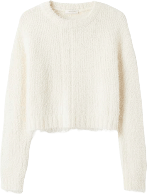 Women's Long Sleeve Cropped Sweater