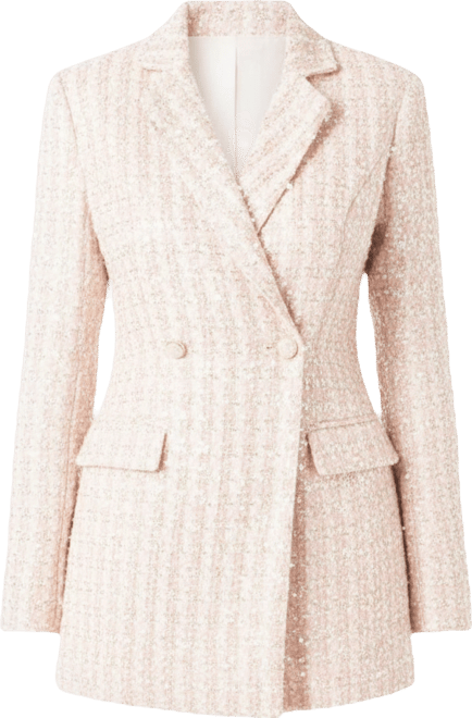 Women's Sequins Tweed Romper