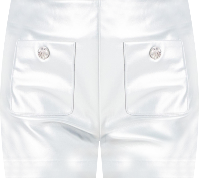 Women's Silver Out pocket Shorts