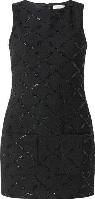 Women's Tweed Sleeveless Mini Dress