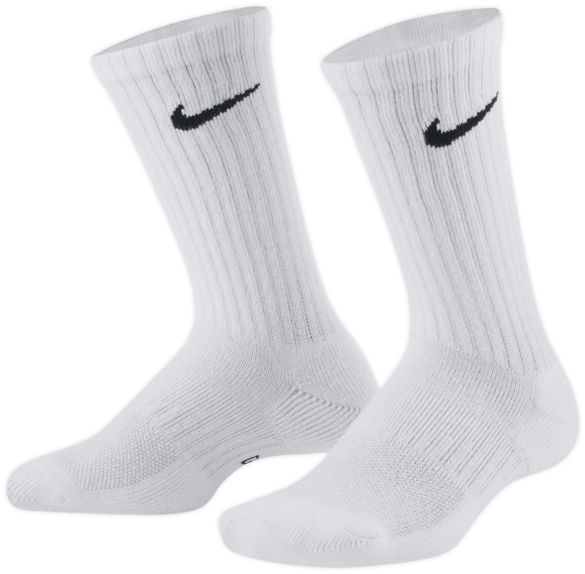 Nike Everyday Calcetines deportivos con amortiguación para niños (3 pares)