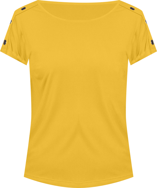 Petite Short Sleeve Extended Sleeve Tunic Top