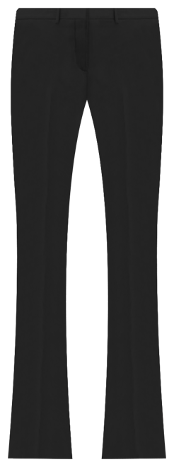 Theory Demitria Wool-Blend Flared Pants | Bloomingdale's