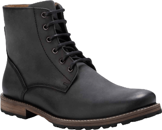 Men's Hoyt Leather Lace-Up Ankle Boots