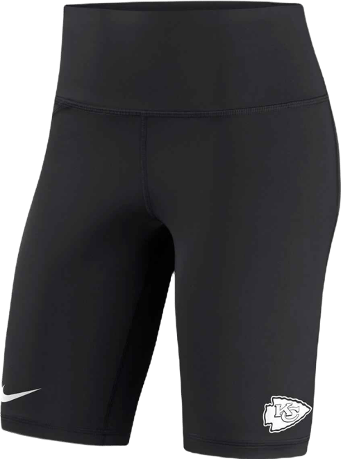 Women's  Black Kansas City Chiefs Biker Shorts