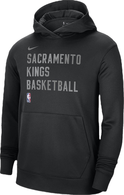 Men's and Women's  Black Sacramento Kings 2023/24 Performance Spotlight On-Court Practice Pullover Hoodie