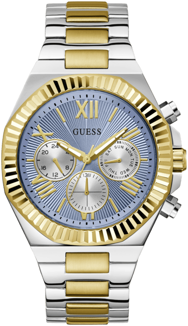 Men's Analog Two-Tone 100% Steel Watch 44mm