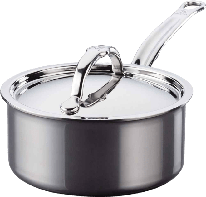 NanoBond Titanium Stainless Steel 1.5-Quart Covered Saucepan
