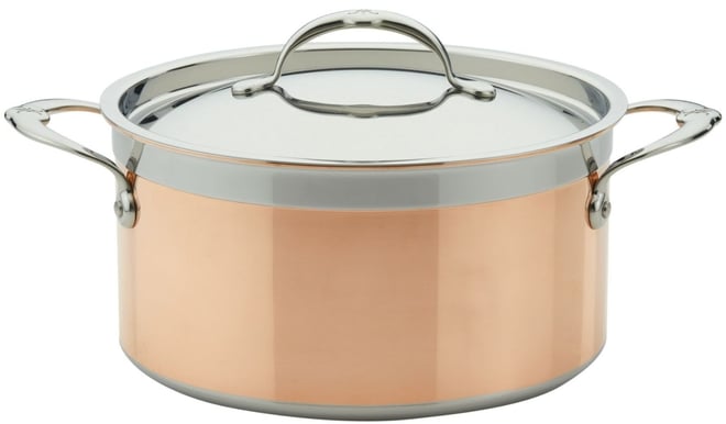CopperBond Copper Induction 6-Quart Covered Stock Pot