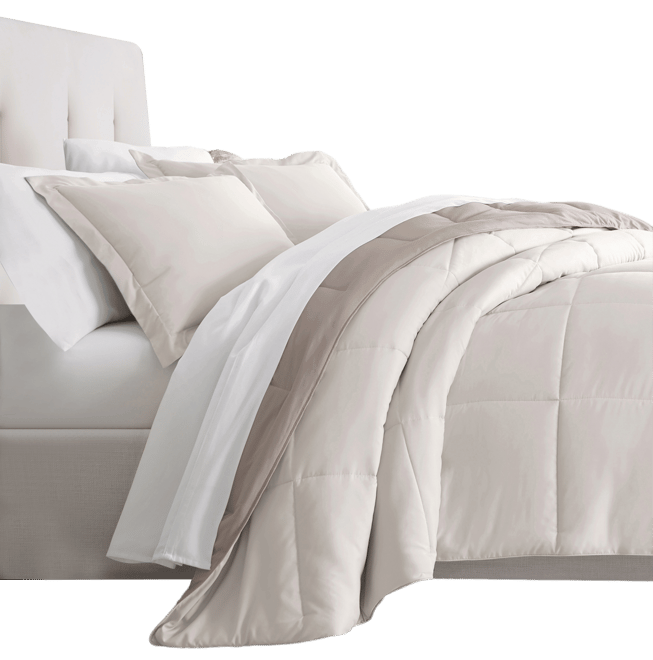 All Season Lightweight Down Alternative Reversible 3-Pc. Comforter Set, Full/Queen