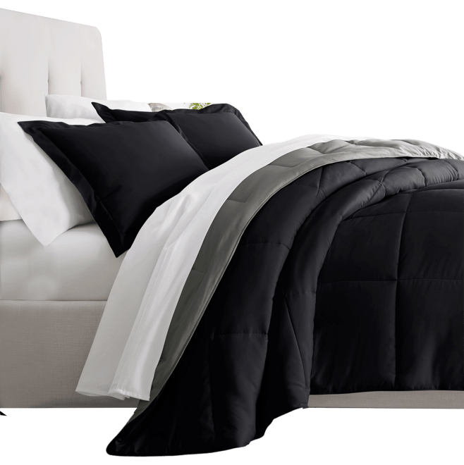 All Season Lightweight Down Alternative Reversible 3-Pc. Comforter Set, King/California King