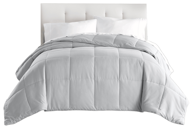 All Season Lightweight Solid Down Alternative Comforter, King/California King