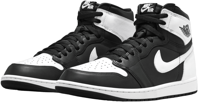 Air Jordan 1 Retro High OG Black u0026 White Men's Shoes. Nike.com