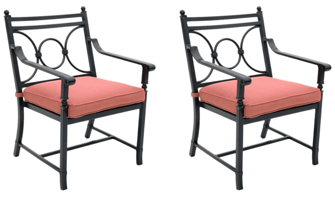 Wythburn Mix and Match Scroll Outdoor Dining Chairs, Set of 2, Created for Macy's