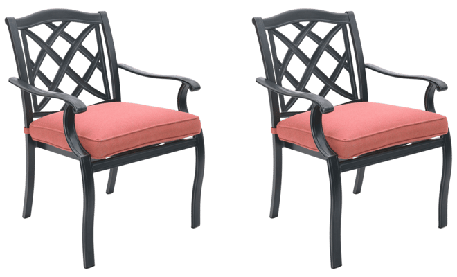 Wythburn Mix and Match Lattice Outdoor Dining Chairs, Set of 2, Created for Macy's