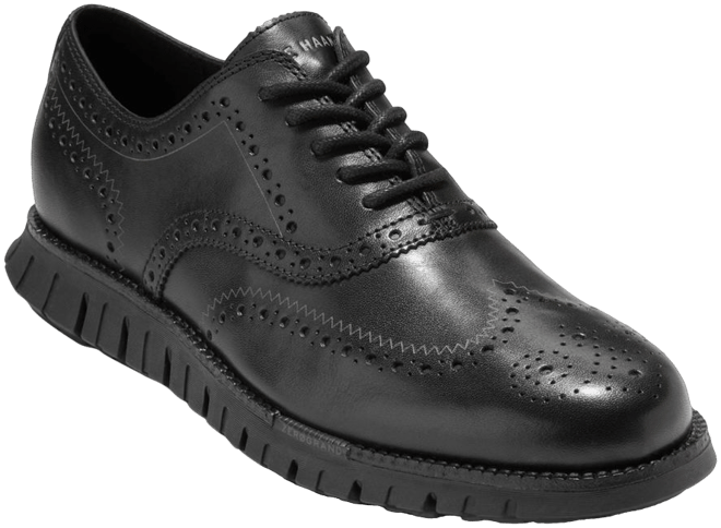 【着用1回】COLE HAAN ZEROGRAND OXFORD 8(25) Men's ZERØGRAND Remastered Plain Toe Oxfords in Brown | Cole