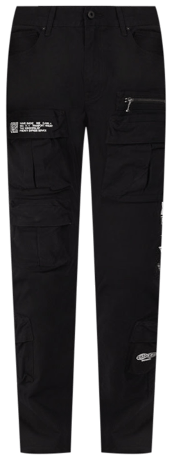 Shop Smoke Rise Utility Pocket Twill Pants JP24137SNZ-BLK