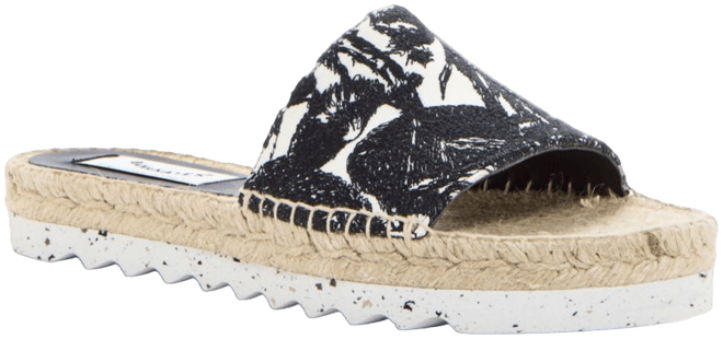 サンダル・ミュール Stella McCartney Embroidered Espadrille Slide Sandals Stella McCartney Women's Gaia Embroidered Espadrille Slide