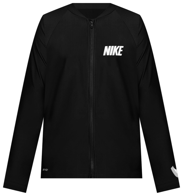 Nike Swim 3-D Swoosh Big Kids' (Boys') Long-Sleeve Zip Hydroguard