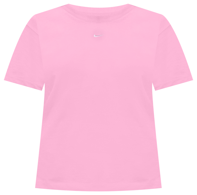 Buy Nike Women's Sportswear Essential T-Shirt (Plus Size) Pink in