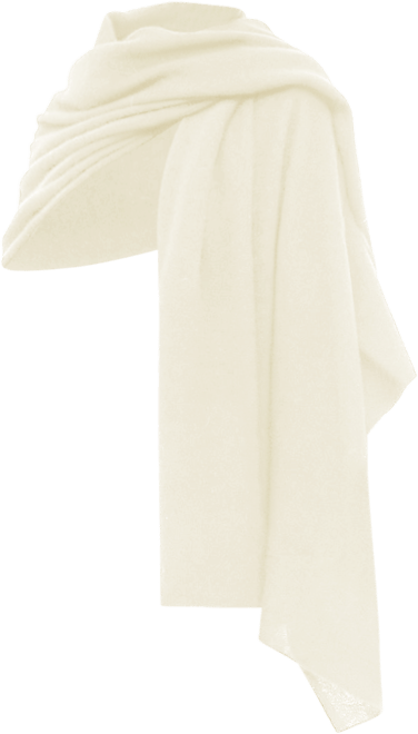 Ivory Cashmere Blanket Scarf