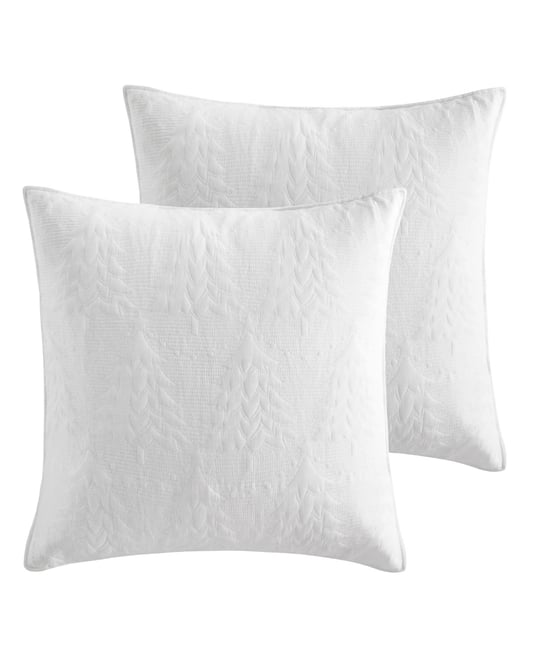 O Christmas Tree Stitching 2-Pc. Sham Set, European
