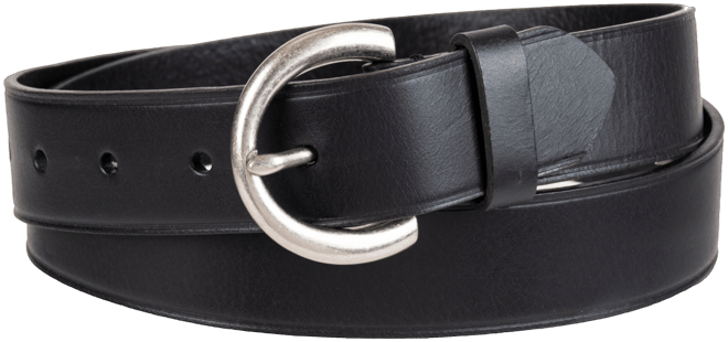 Women's Heat Creased Casual Leather Pant Belt