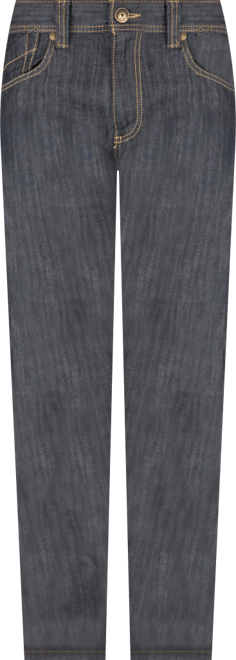 Men's Relaxed Straight Handcrafted Wash Premium Denim Signature Jeans