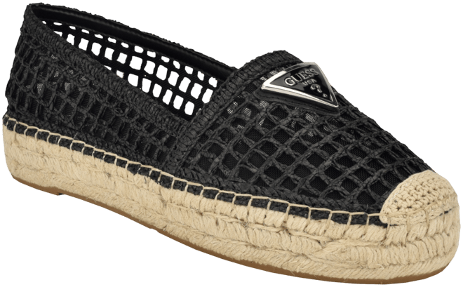 Women's Mones Closed Toe Jute Mesh Upper Casual Espadrille Flats