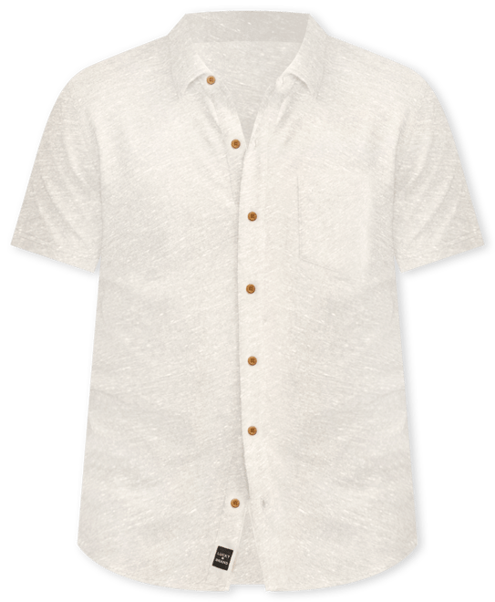 Lucky Brand Men's Linen Short Sleeve Button-Up Shirt - Macy's