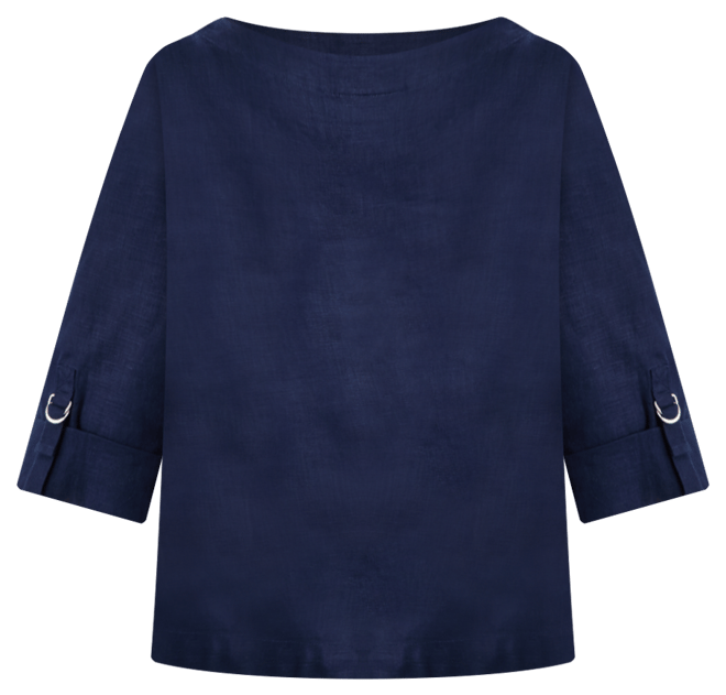 Women's 100% Linen D-Ring Top, Created for Macy's