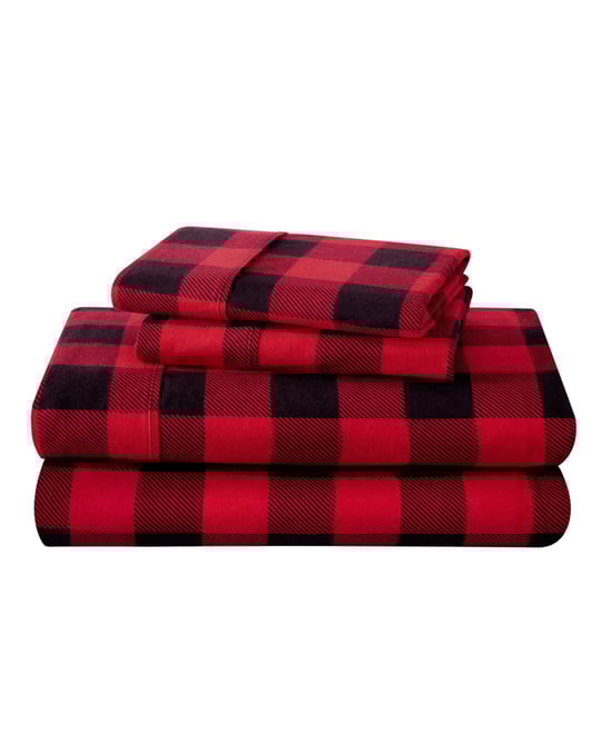 Printed Cotton Flannel Sheet Set