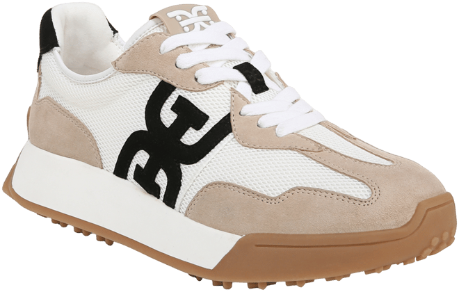 Women's Langley Emblem Lace-Up Trainer Sneakers