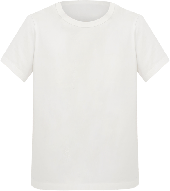 White Parker Classic Fit Tee