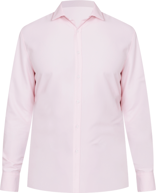 Men's Slim-Fit Solid Poplin Dress Shirt