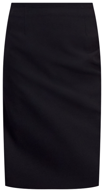 Women's Stretch-Crepe Knee-Length Pencil Skirt