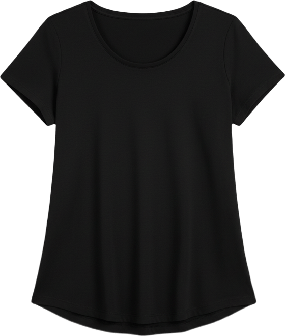 Petite Solid Rayon Span Short-Sleeve Top, Created for Macy's