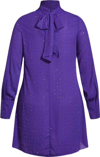 Plus Size Nailhead Tunic Top