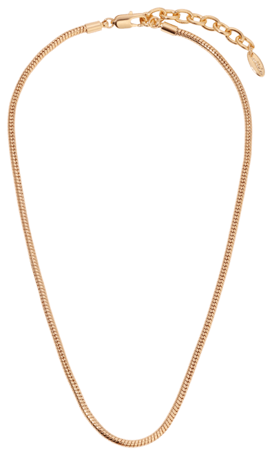 Classic 18k Gold Plated Snake Chain Necklace
