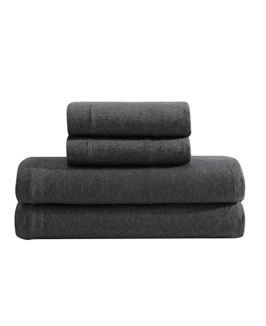 Modern Cotton Melange Tencel Jersey 4-Pc. Sheet Set, King