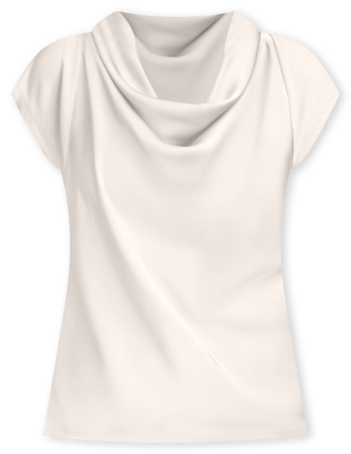 Donna Karan New York Women's Cowl-Neck Cap-Sleeve Top - Macy's