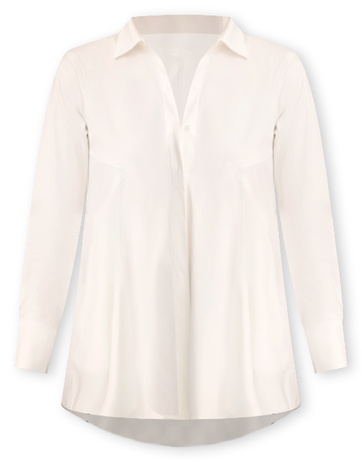 売れ筋商品|||ダナ キャラン ニューヨーク カットソー トップス レディース Women's Button-Front Blouse, Regular & Petite Sizes Panna Cotta Donna Karan New York Women's A-Line Button Down Poplin Tunic
