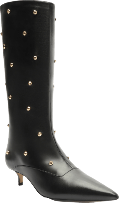 Women's The Campaign Low Stiletto Calf Leather Boots