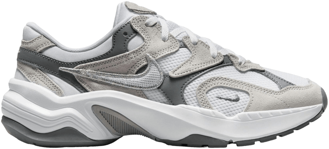 Nike AL8 "White/Metallic Silver/Smoke Grey/Black" Women's Shoe