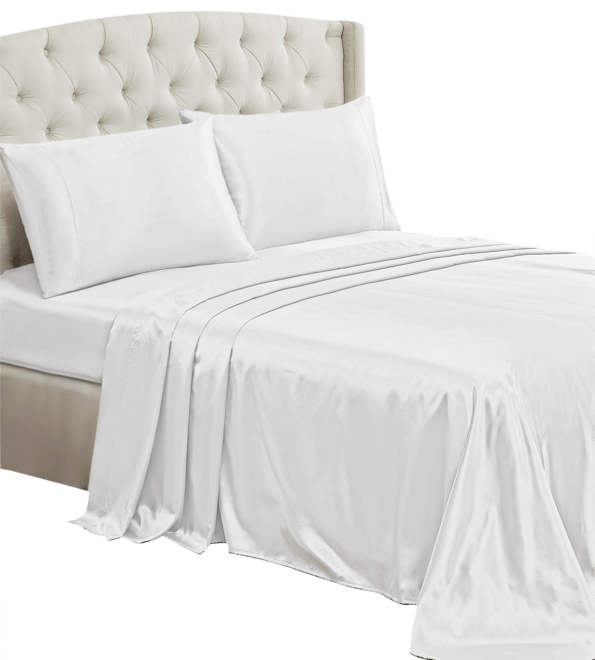 Satin 4 Piece Sheet Set, Queen