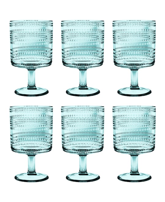 Beaded Stacking Goblets 14.8 oz, Set of 6